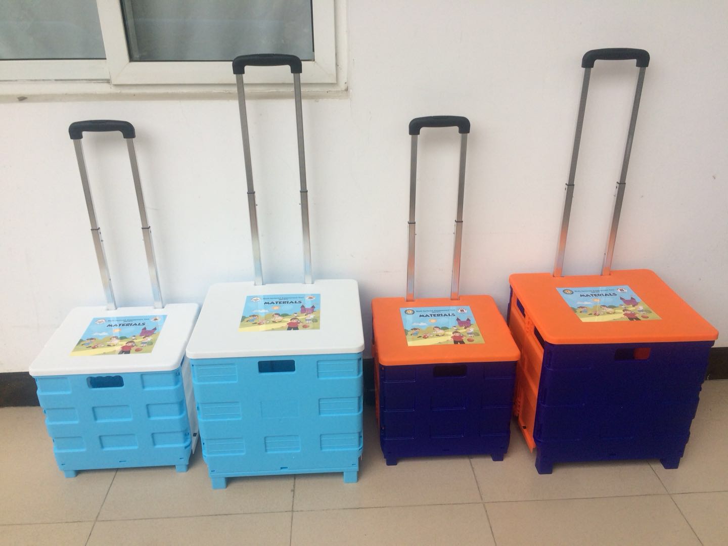 Hong Kong customer new shopping cart samples have been sampled