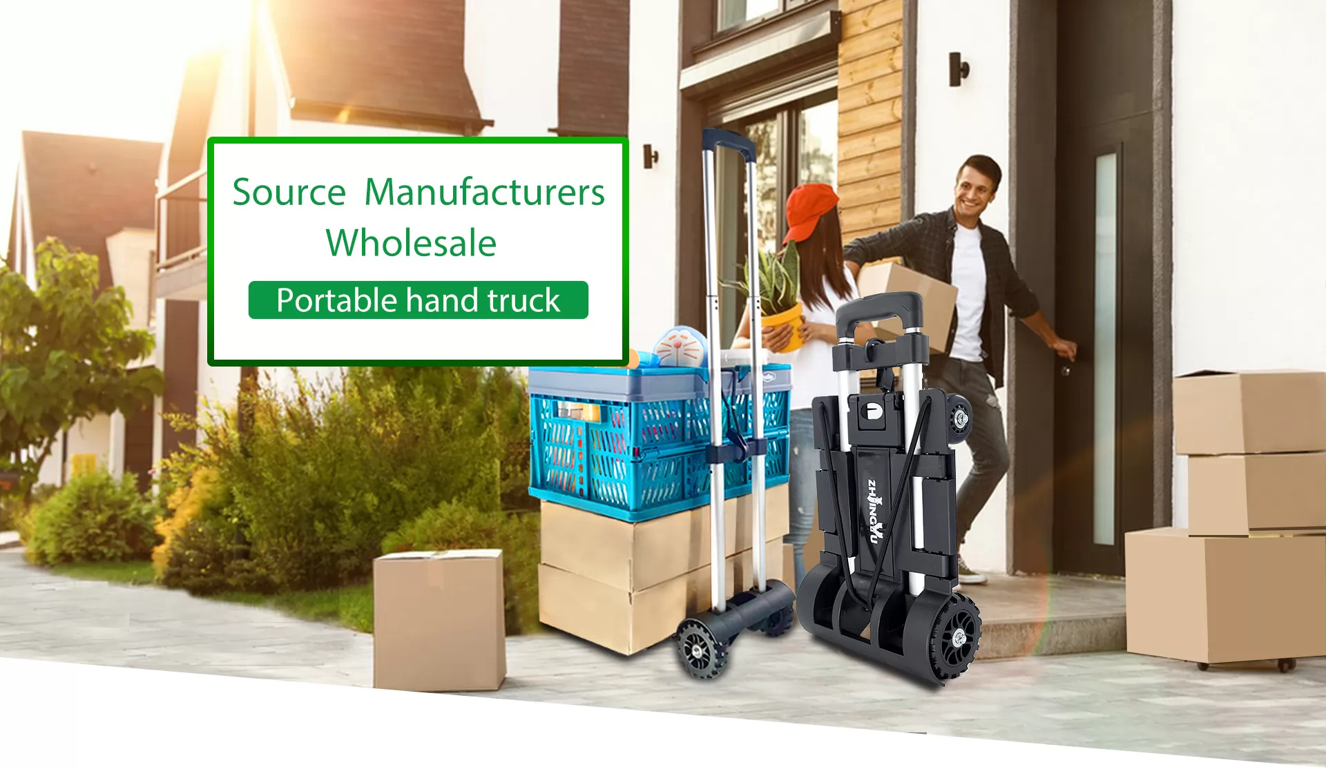 folding cart with wheels
