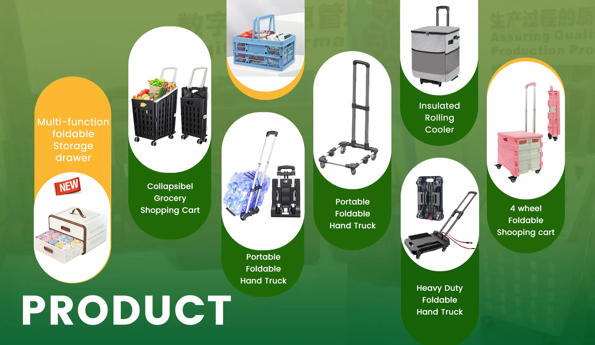 folding cart with wheels