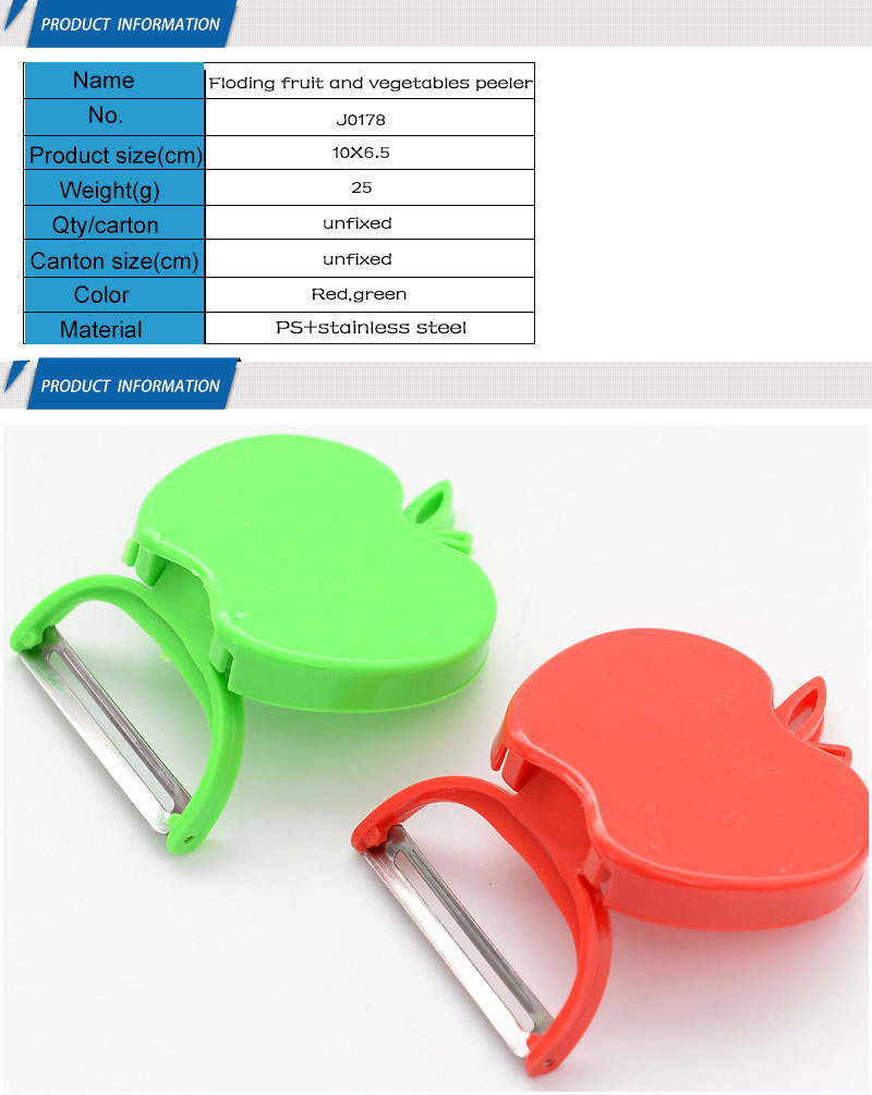 Cut Fruit Vegetable Potato Skin Plastic Stainless Steel Kitchen Knife