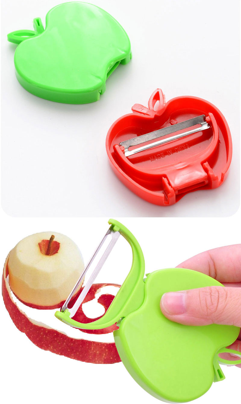 Cut Fruit Vegetable Potato Skin Plastic Stainless Steel Kitchen Knife