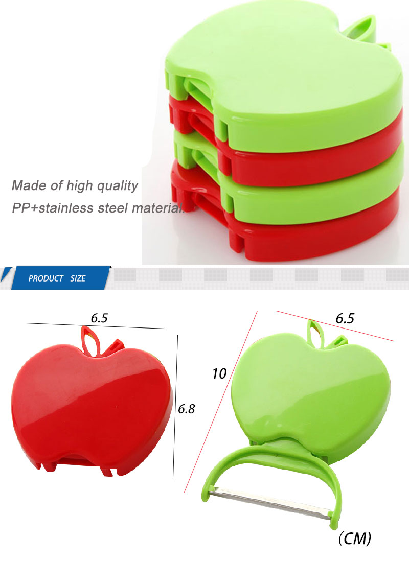 Cut Fruit Vegetable Potato Skin Plastic Stainless Steel Kitchen Knife