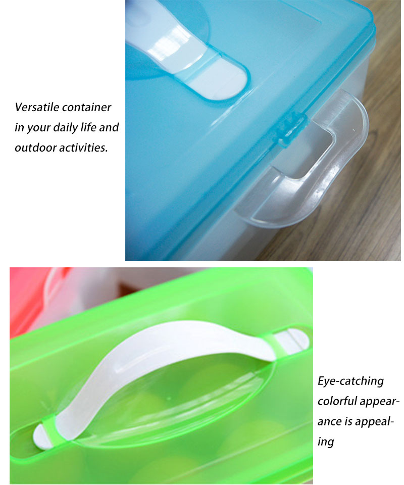 Portable Dozen Frozen Dumplings Food Egg Container Storage Box
