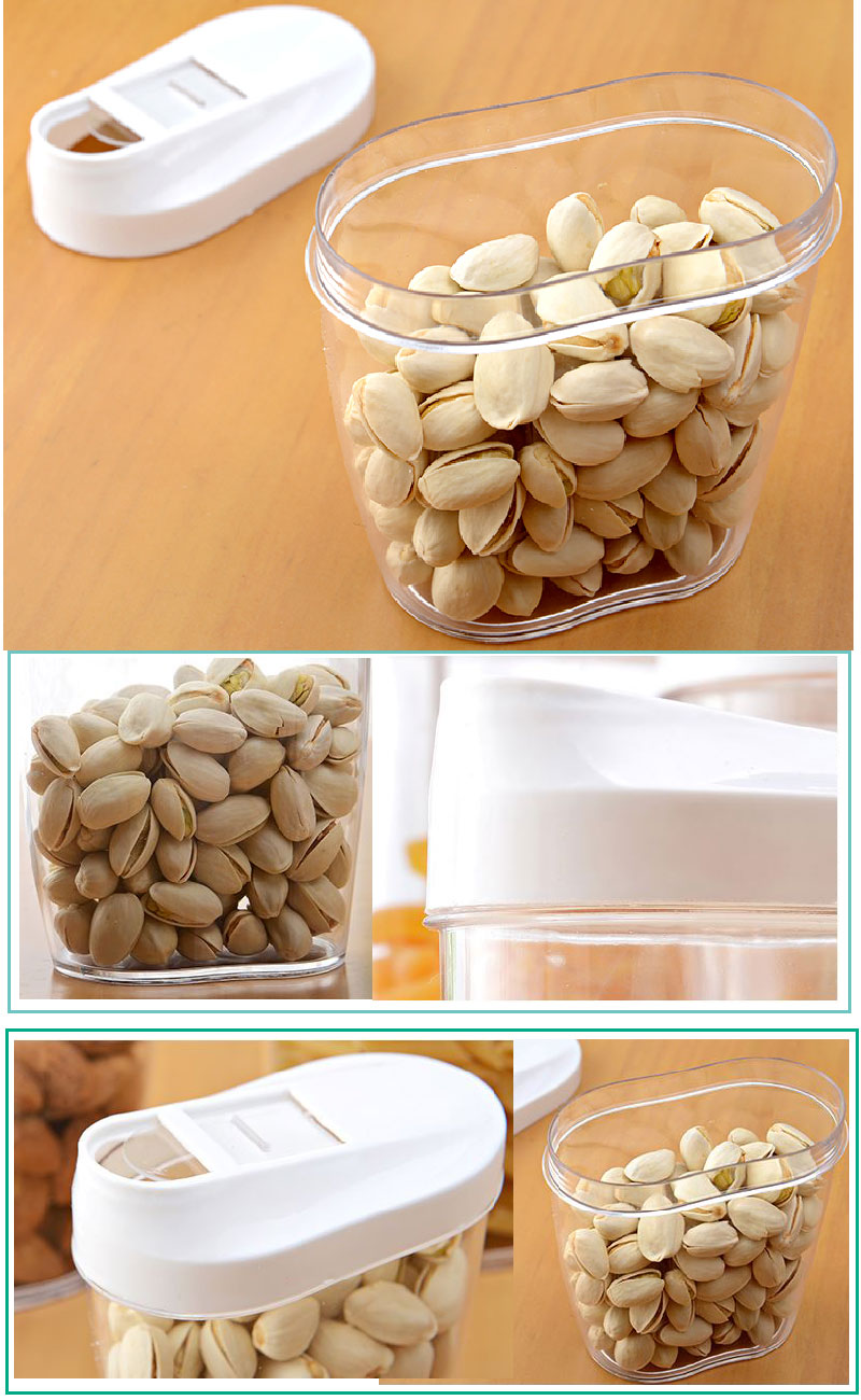 Professional Custom BPA-free Plastic Canisters For Dry Food Premium Food Storage Container
