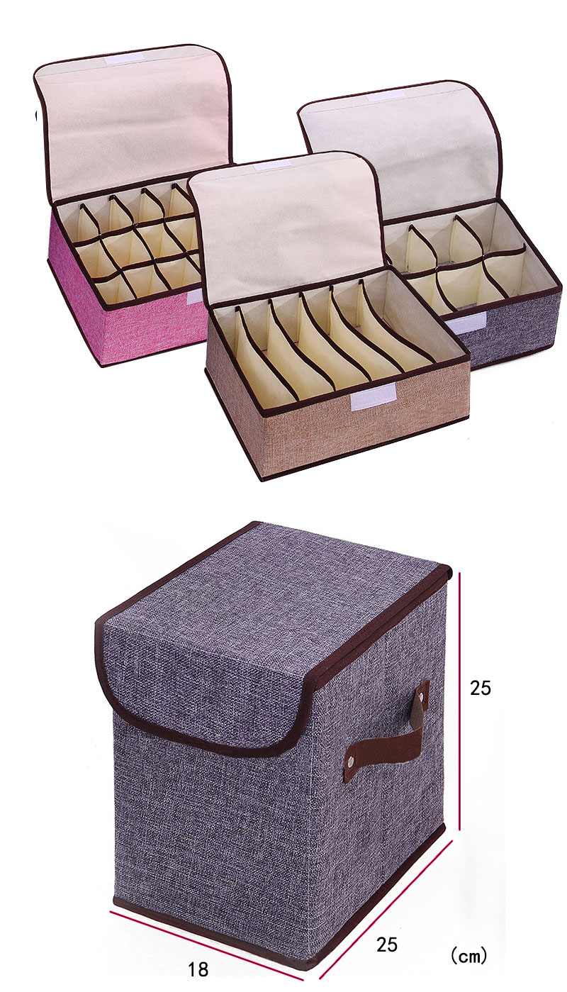 Underwear Socks Tie Tidy Finishing Foldable Fabric Storage Box