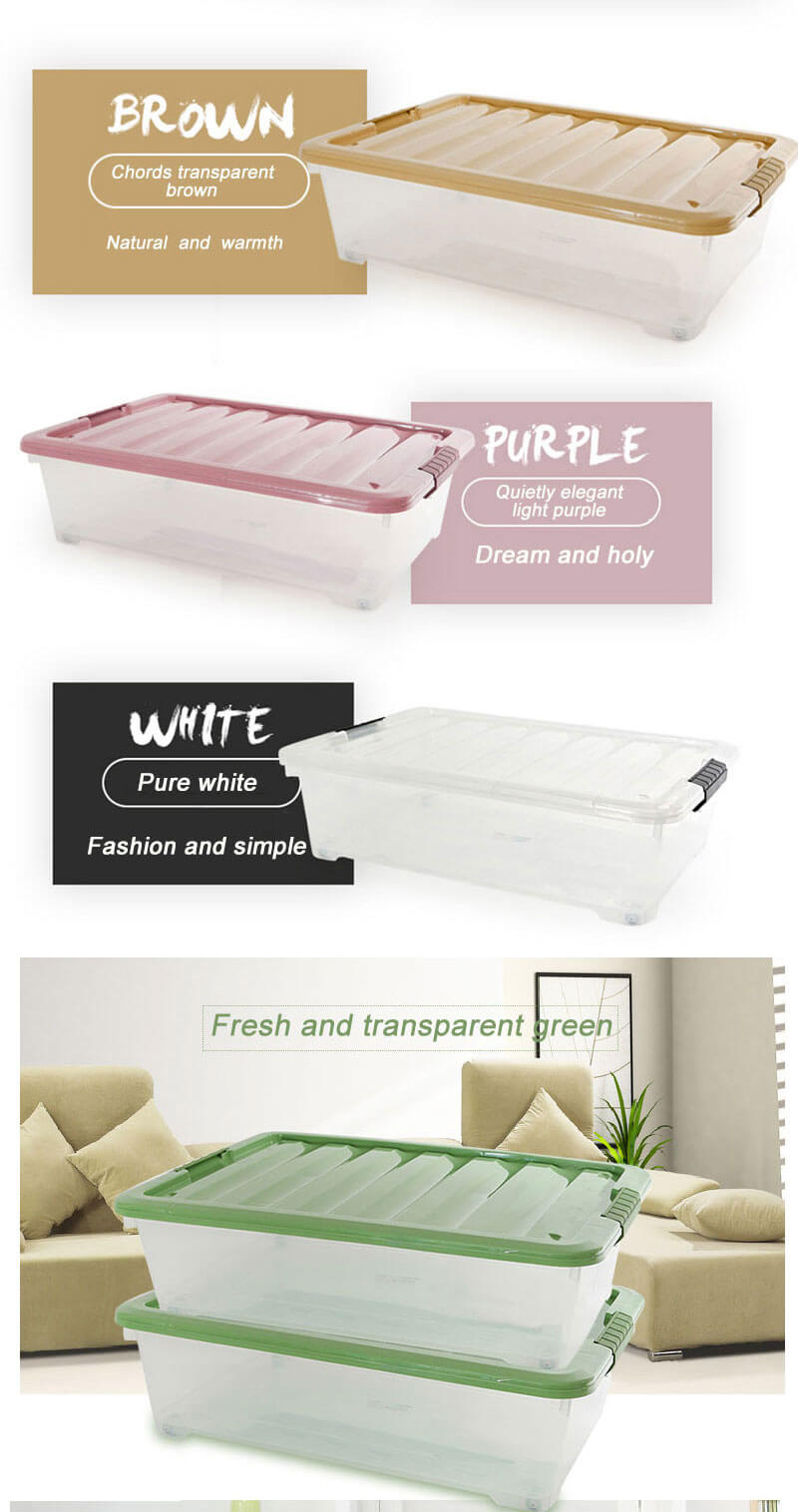 Kids Cloths Chest Waterproof Under The Bed Plastic Storage Drawer