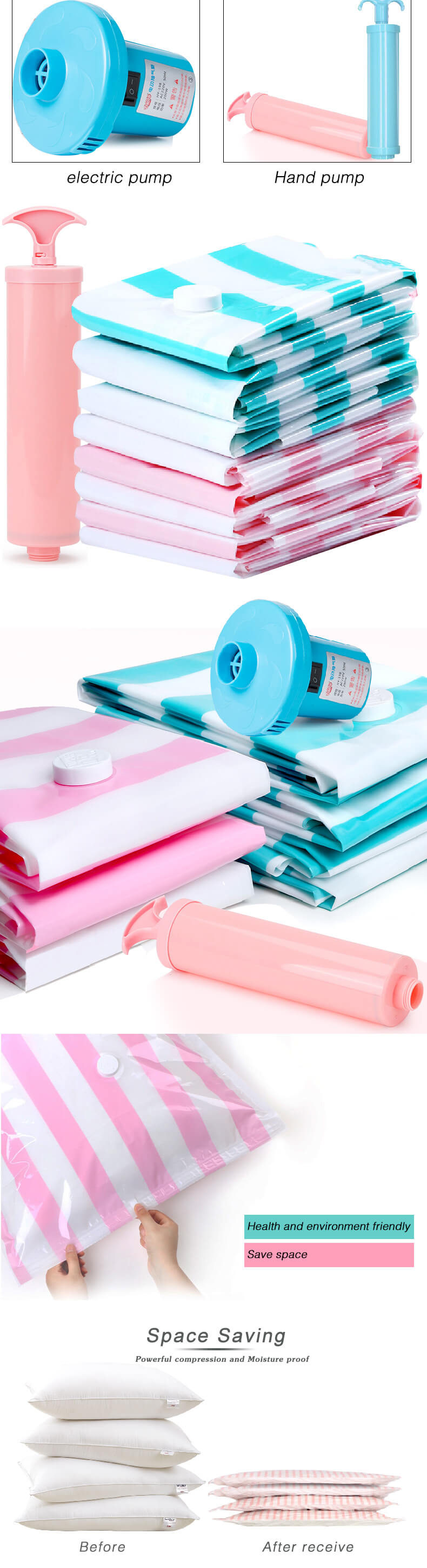 Clothing Bedding Vacuum Compressed Bag Space Saver Storage Bag