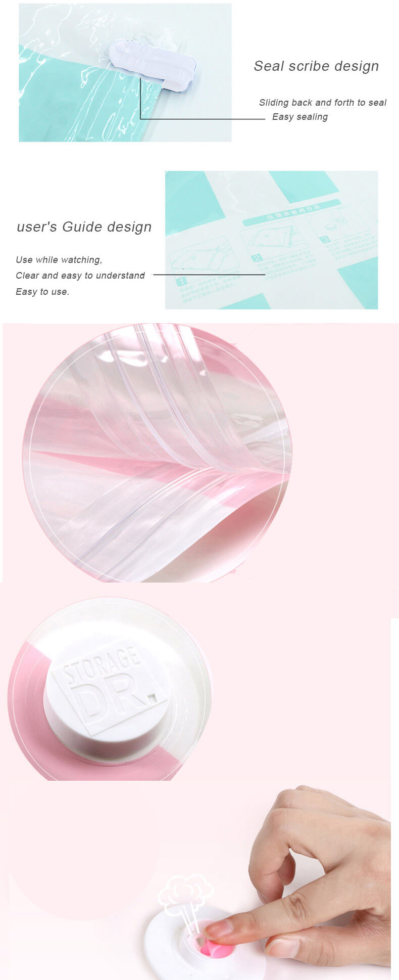 Clothing Bedding Vacuum Compressed Bag Space Saver Storage Bag