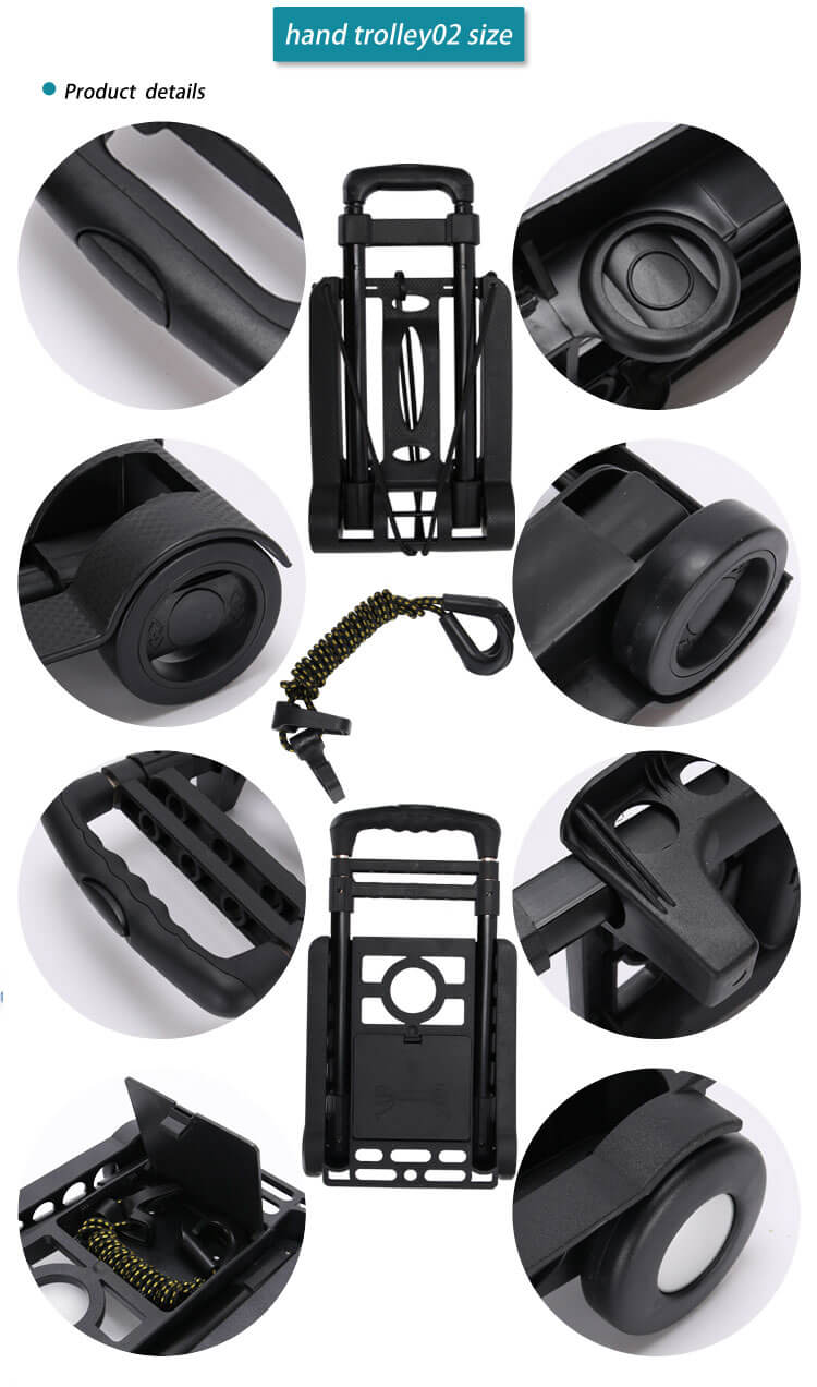 Wholesale Rolling Personal Aluminum Luggage Grocery Cart
