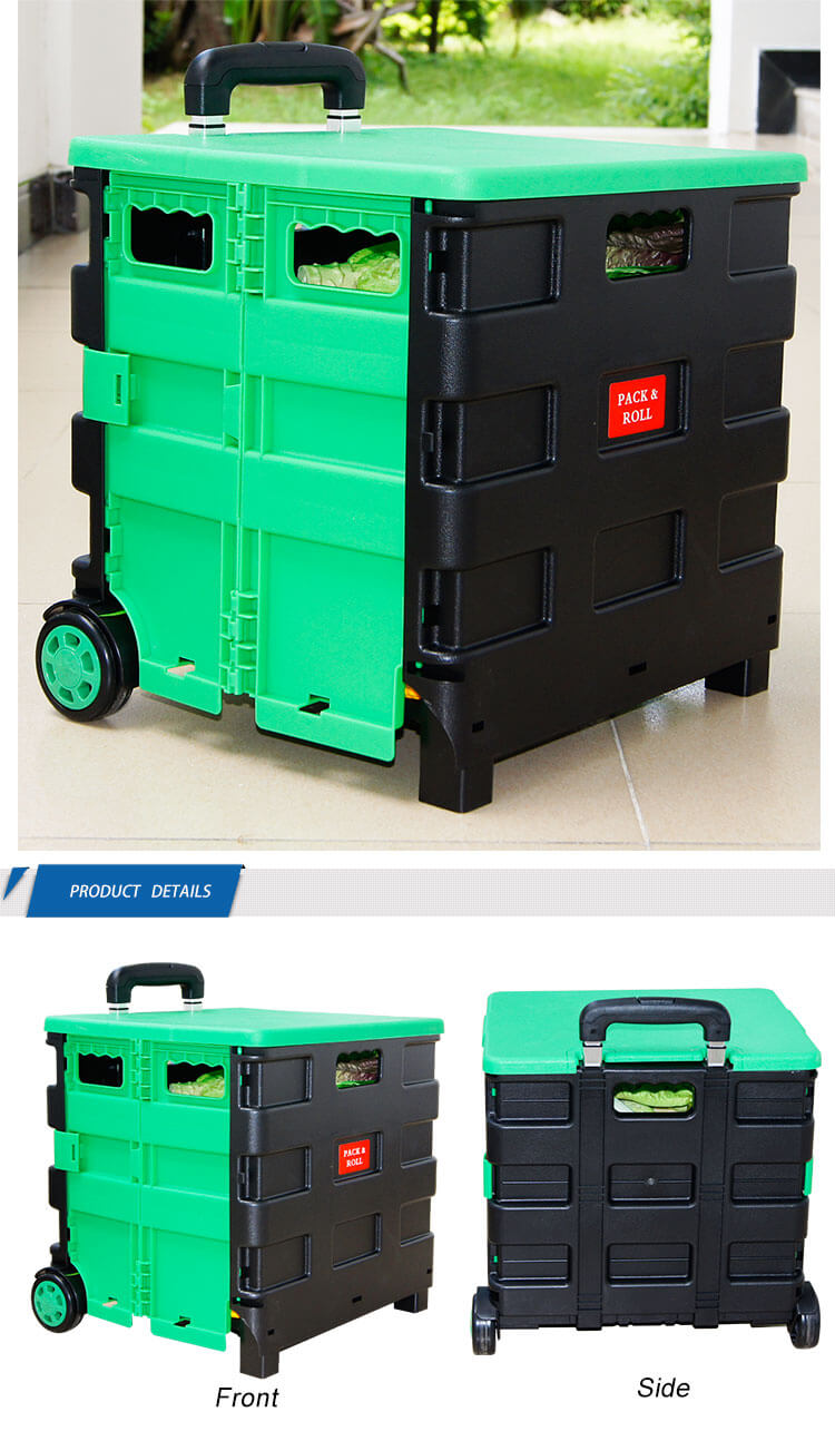 Large Barbecue Fishing Luggage Baskets Storage Trunk With Stool