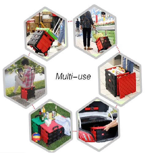 The warm heart gift for the elderly is actually these two shopping carts