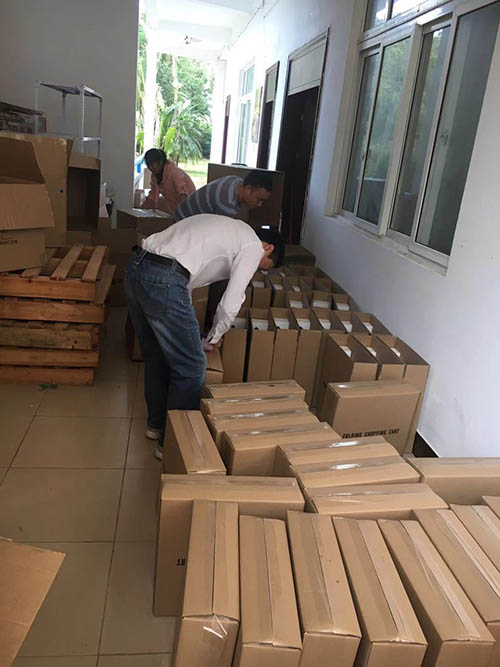 Taiwan customers 5000PCS shopping cart shipment