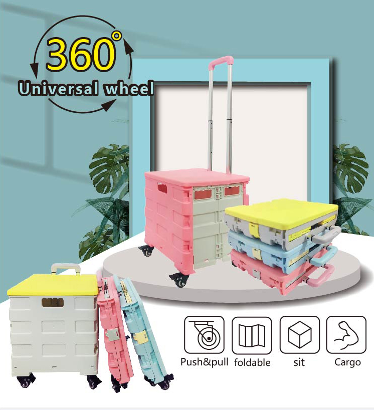 foldable trolley for shopping