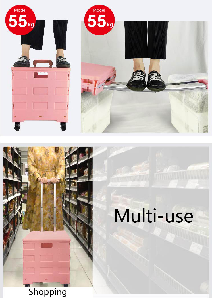 aluminium shopping trolley