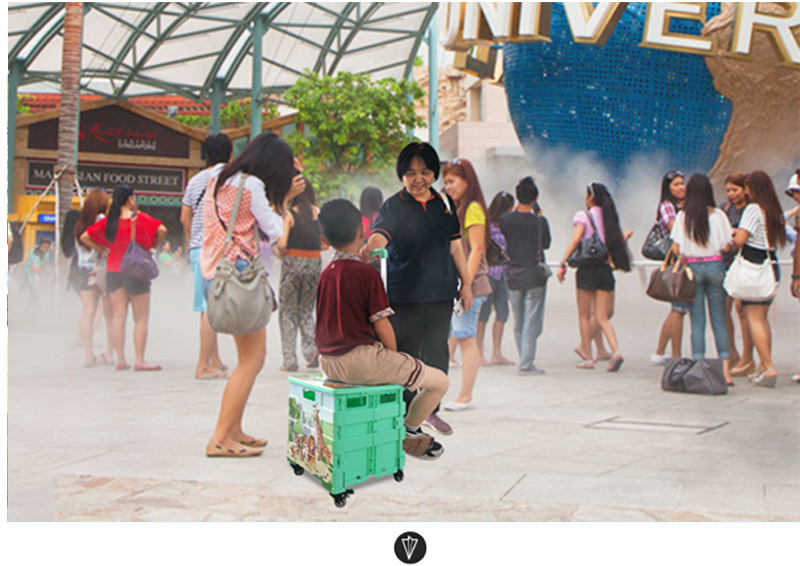 Multi-function shopping cart is a good helper for traveling