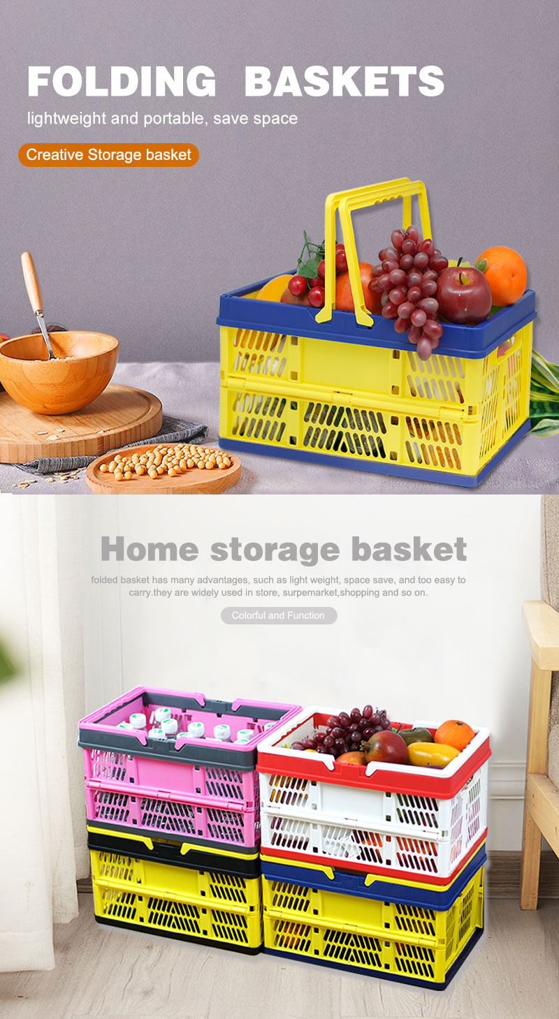 Plastic Basket With Lid Laundry Basket Factory Supplier