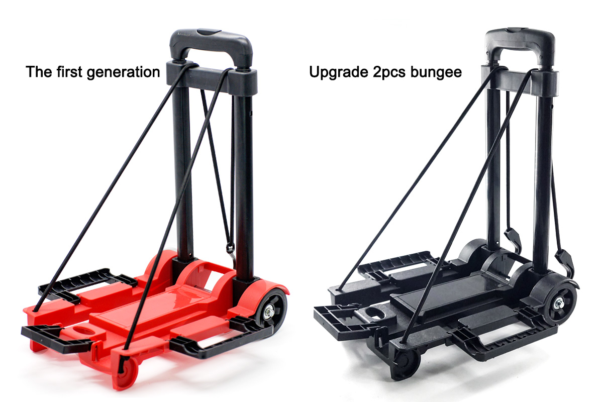 Upgrade truck comes with 2pcs bungee cords with hooks