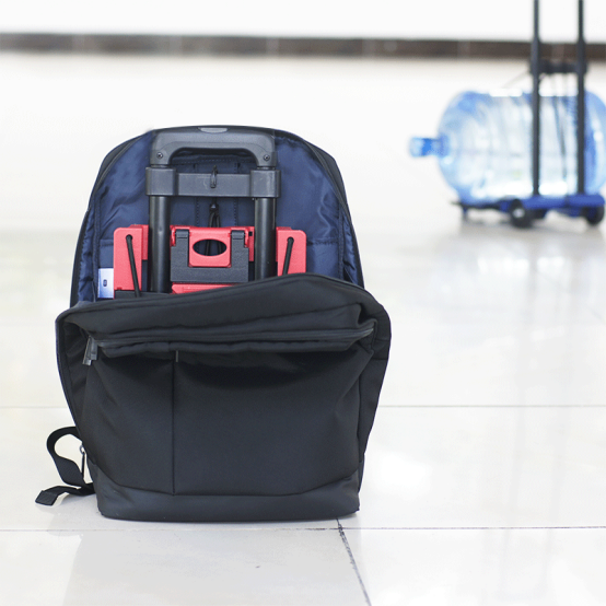 Folding trolley for easy storage
