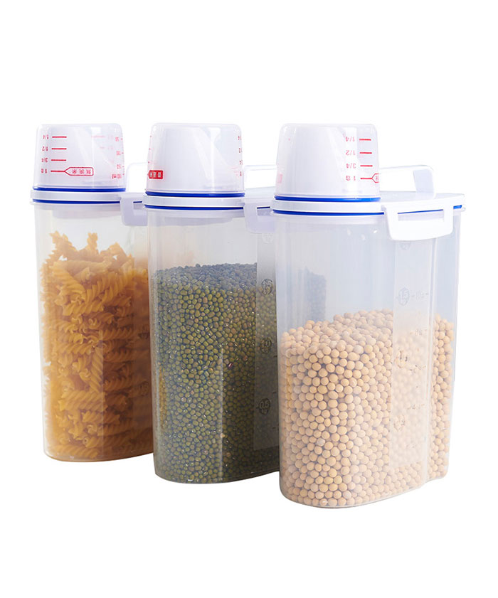 Reusable Food Grade Airtight Plastic Food Storage Container