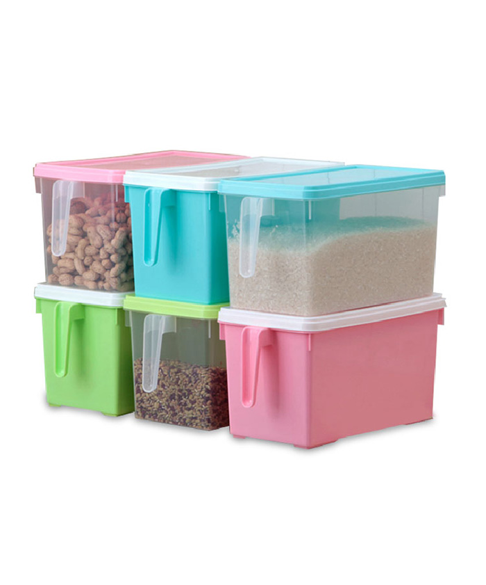 Refrigerator Fridge Handle Clear Plastic Food Storage Containers