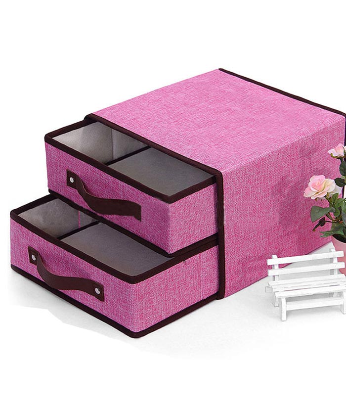 Socks Bra Underwear Sundries Foldable Box Nonwoven Storage Drawer
