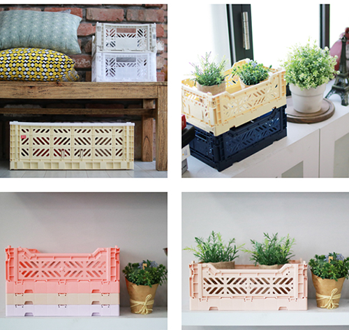 Storage magician folding storage basket