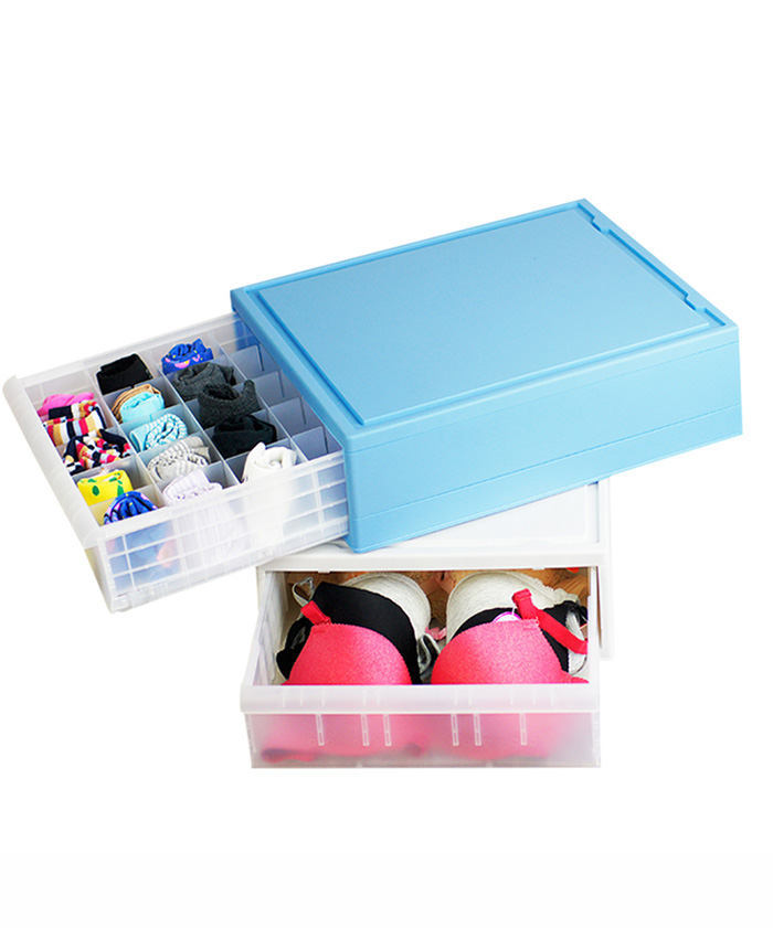 wholesale Underwear Socks Transparent Plastic Storage Drawer