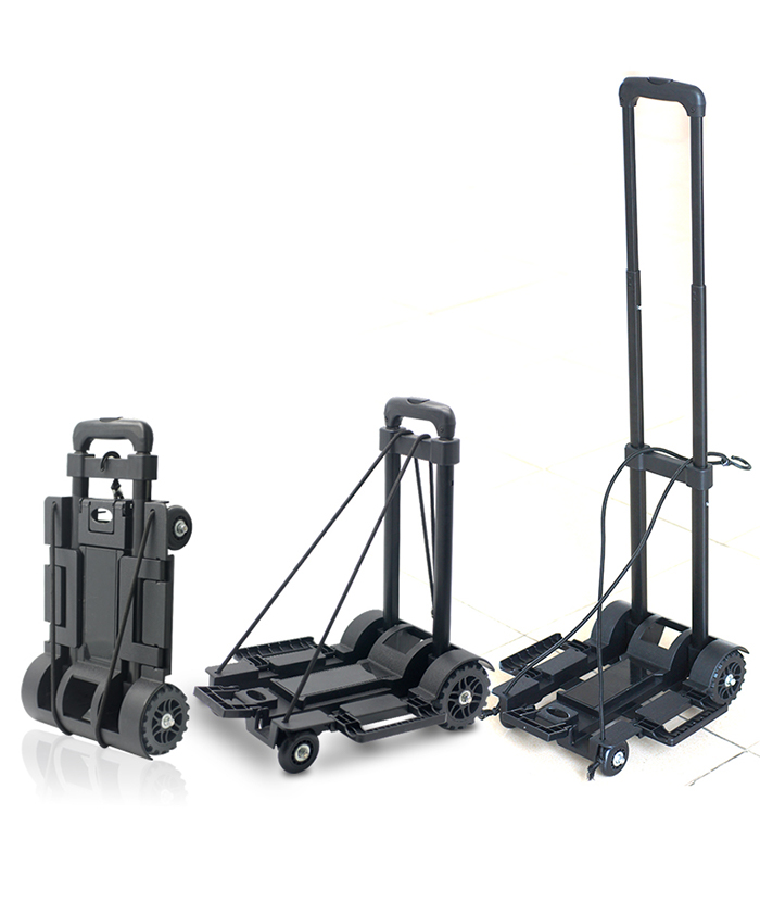 Trolley Cart Food Handle Platform Kitchen Luggage Plastic Folding Bag Wheel  MINI Shopping Cart