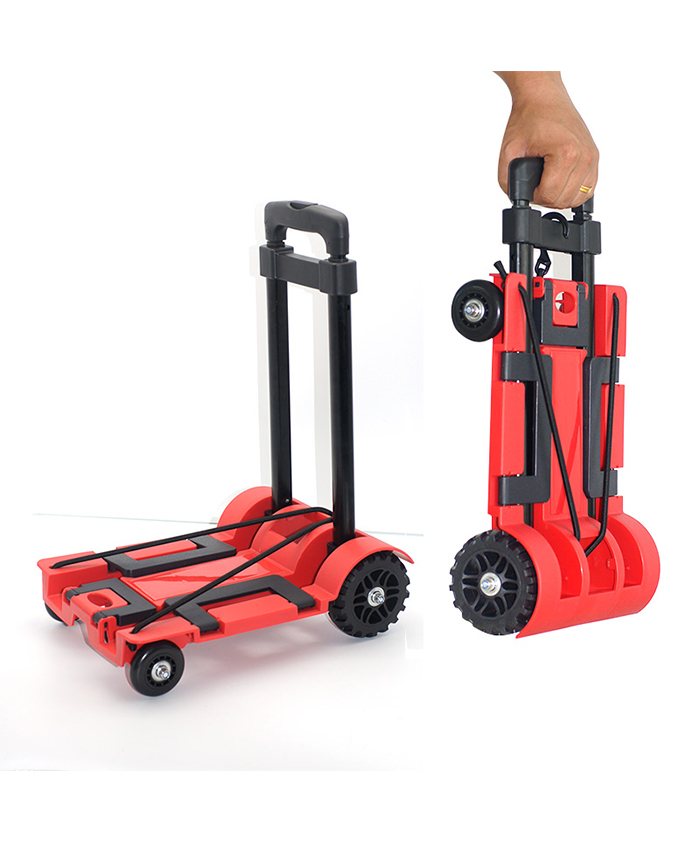 Wholesale Warehouse Cargo Folding Shopping Outside Work Trolley Mini Shopping Cart