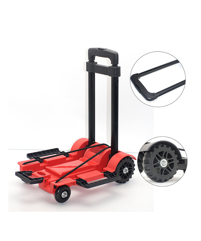Luggage Plain Transport Plastic Beach Cart Foldable Folding Trolley Cart