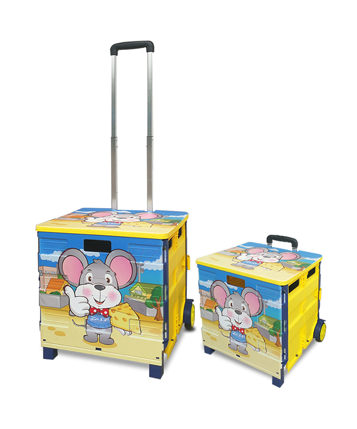 Wholesale Shopping Foldable Luggage Food Beach Tool Box Trolley Plastic Garden Cart