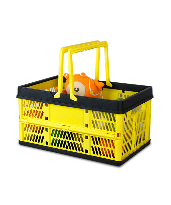 Home Collapsible Storage Laundry Basket With Handle 