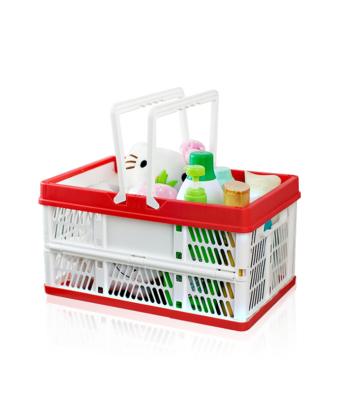Plastic Basket With Lid Laundry Basket Factory Supplier