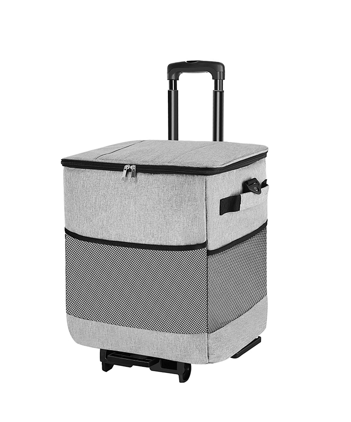 45L Insulated Collapsible Rolling Compact Cooler Smart Cart