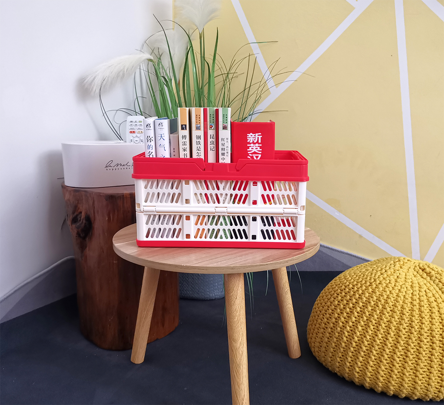 The Collapsible Basket is the perfect multipurpose accessory for your home